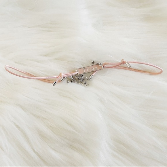 Dior Vintage Elastic Piercing Choker Necklace - Picture 8 of 8